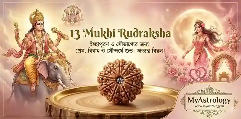 তেরো মুখী রুদ্রাক্ষ Tero Mukhi Rudraksha Benefits Kamadeva