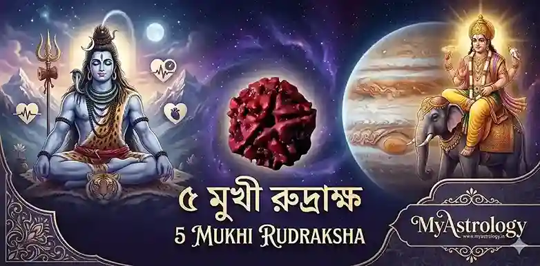 পাঁচ মুখী রুদ্রাক্ষ Panch Mukhi Rudraksha Benefits Kalagni