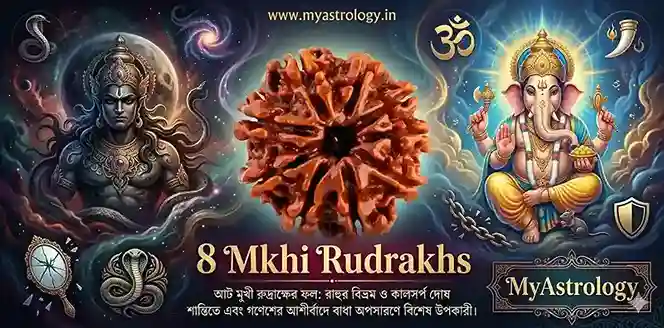 আট মুখী রুদ্রাক্ষ Aat Mukhi Rudraksha Benefits Ganesha
