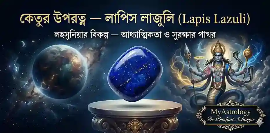 ল্যাপিস লাজুলি উপরত্ন Lapis Lazuli Ketu Upa Ratna Vedic Astrology