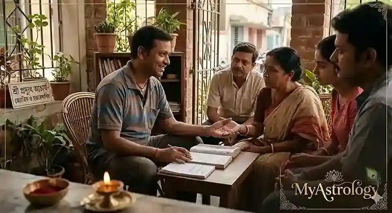 সাধারণ পোশাকের অসাধারণ জ্যোতিষী — প্রদ্যুৎ আচার্যের গল্প