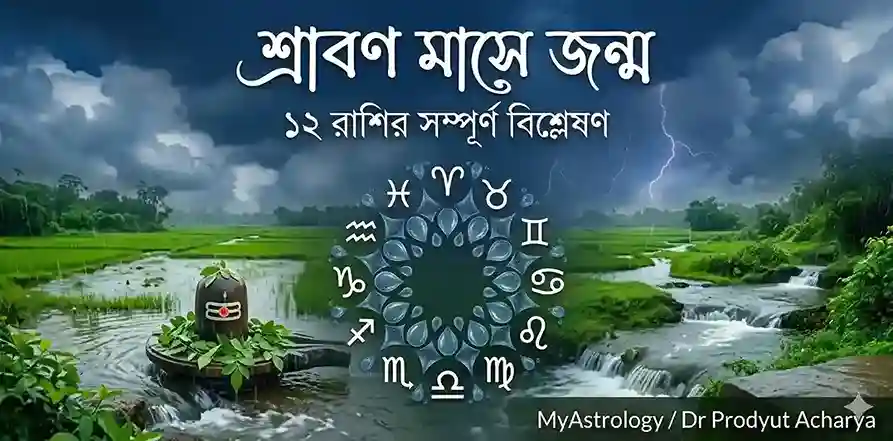 শ্রাবণ মাসে জন্মালে জীবন কেমন হয়? ১২ রাশির সম্পূর্ণ বিশ্লেষণ